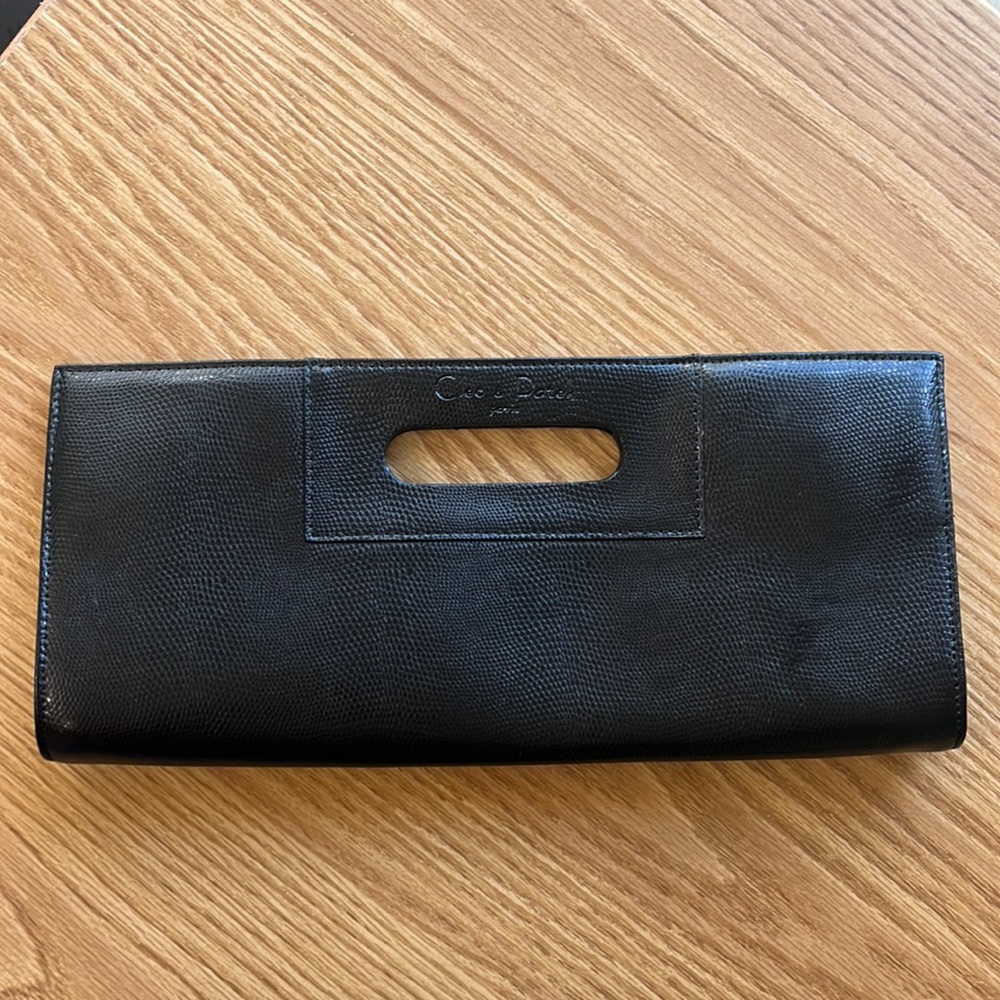 Cleo & Patek Paris black clutch